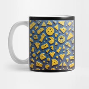 Cheese Foodie Cow Pattern Milk Vintage Art Mug